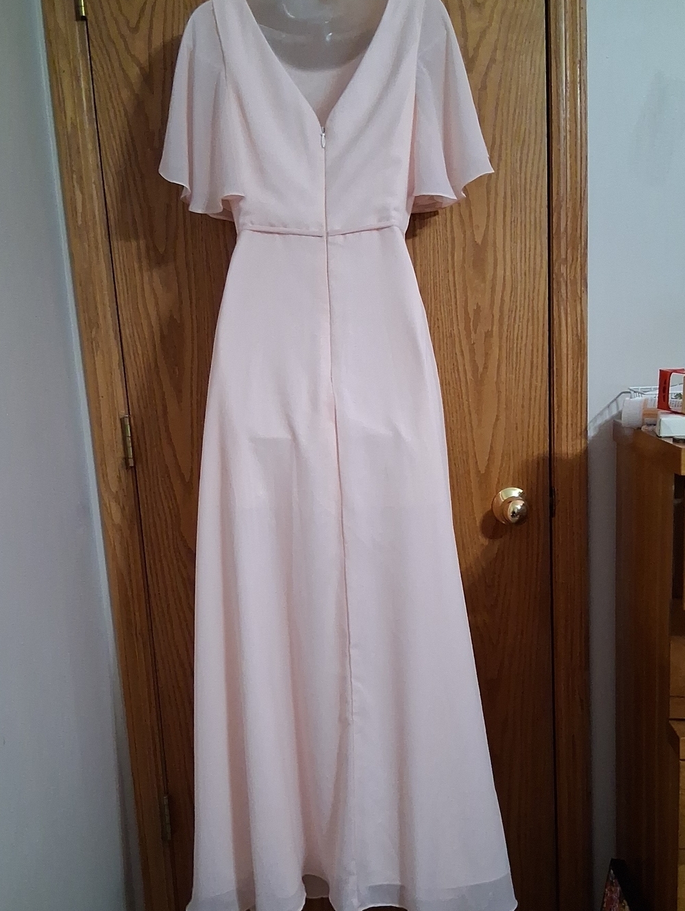 Blush pink special occasion dress, estimated medium - Picture 6 of 10